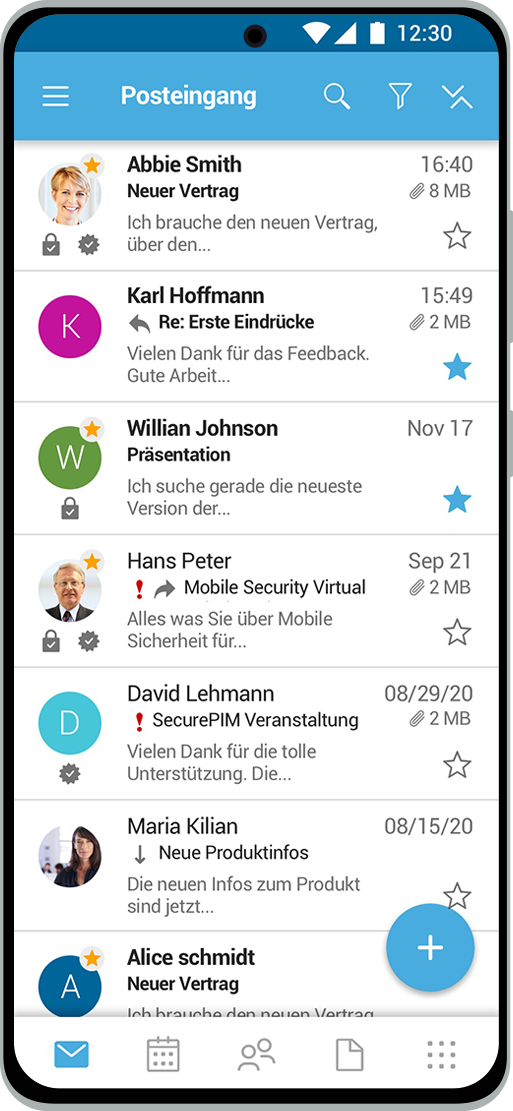 SecurePIM E-Mail
