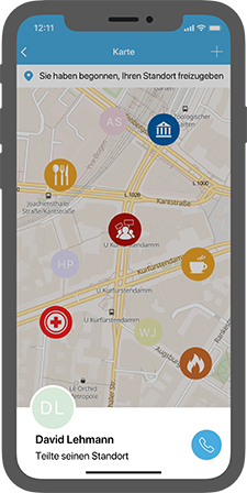 Location sharing