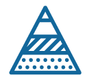 Pyramide_VSblau Flache Hierarchien