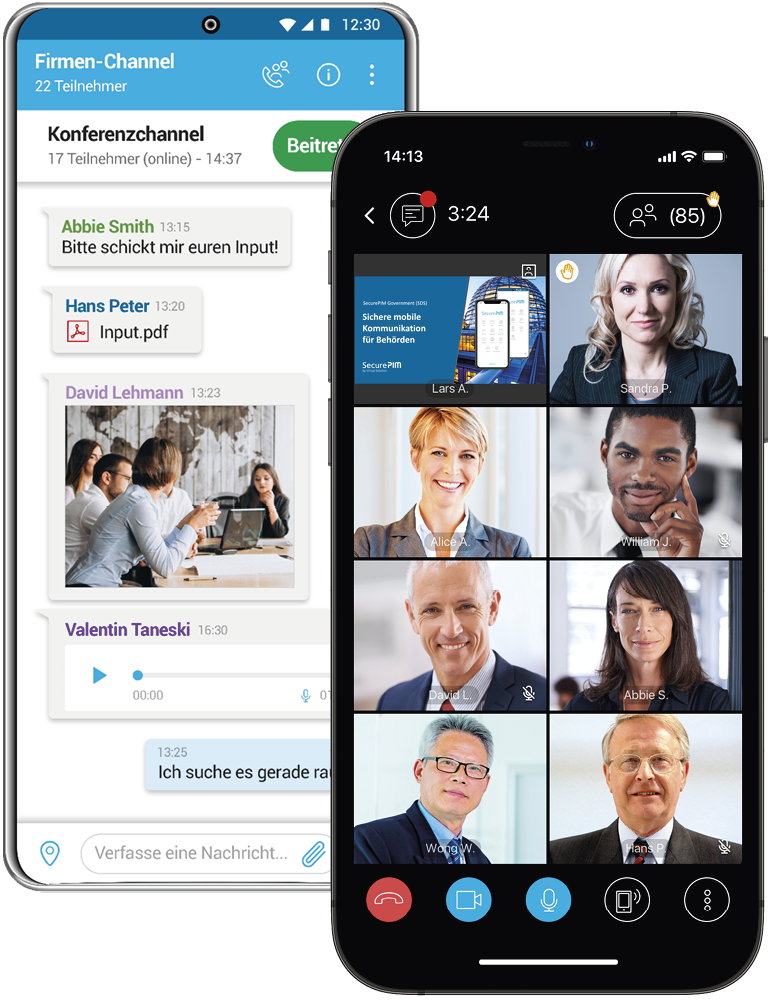 SecureCOM for iOS and Android SecureCOM for iOS and Android