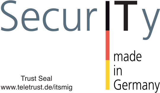 TeleTrusT-Vertrauenszeichen 'IT Security made in Germany'