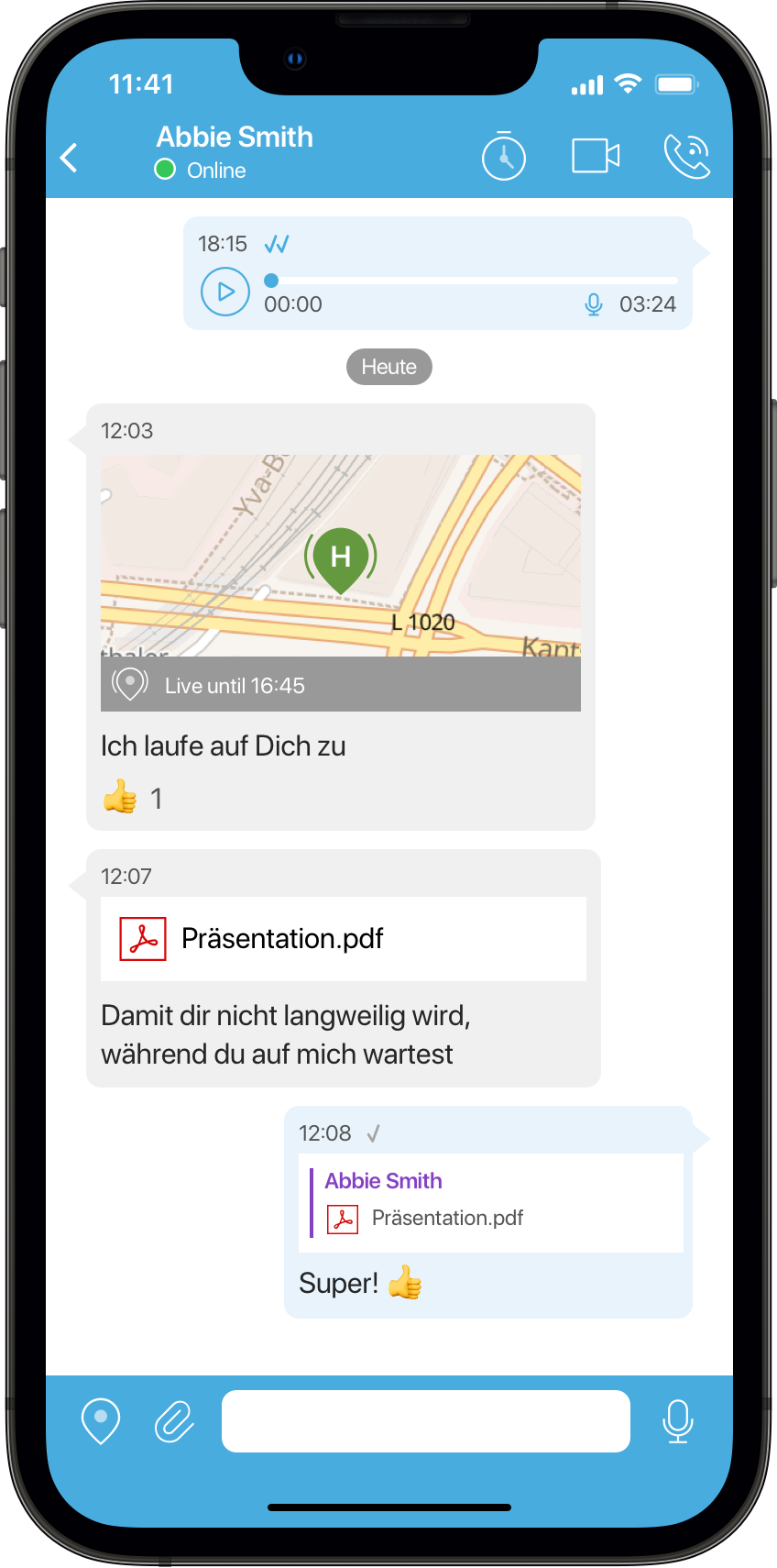 SecurePIM Messenger