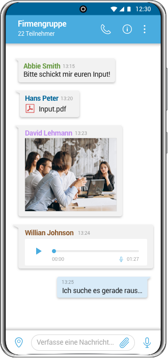 SecurePIM Messenger