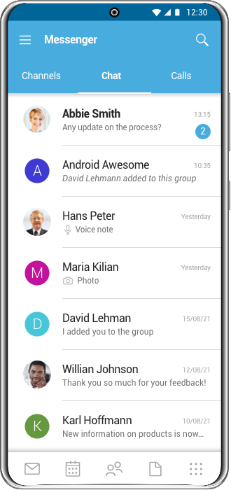 SecurePIM Messenger