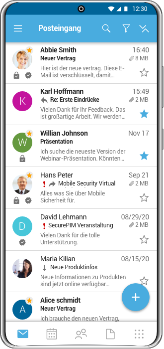 SecurePIM Email