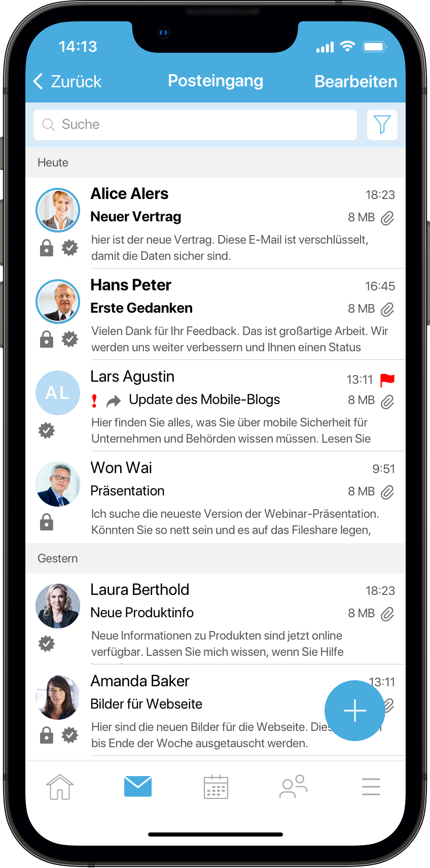 SecurePIM Email
