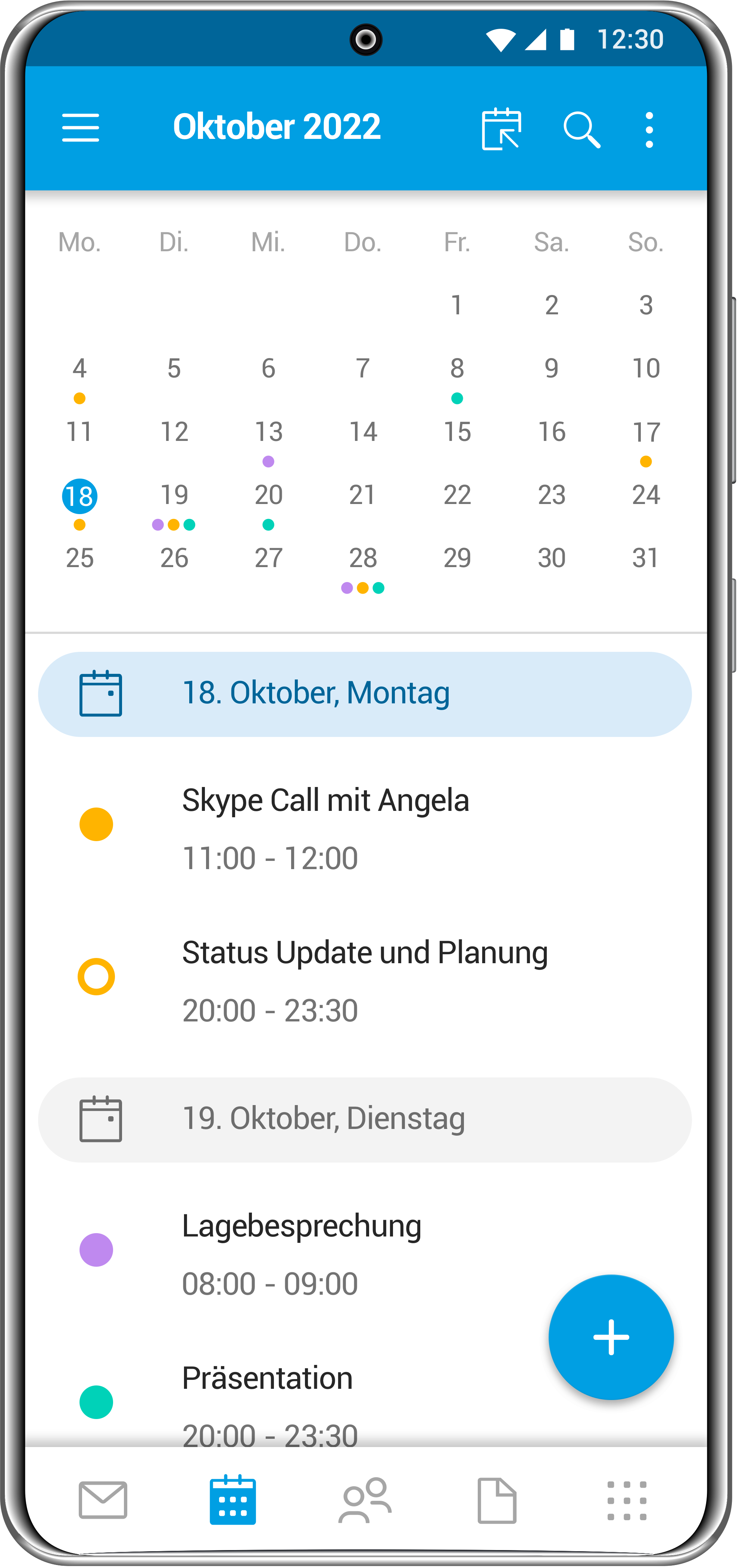 SecurePIM Kalender