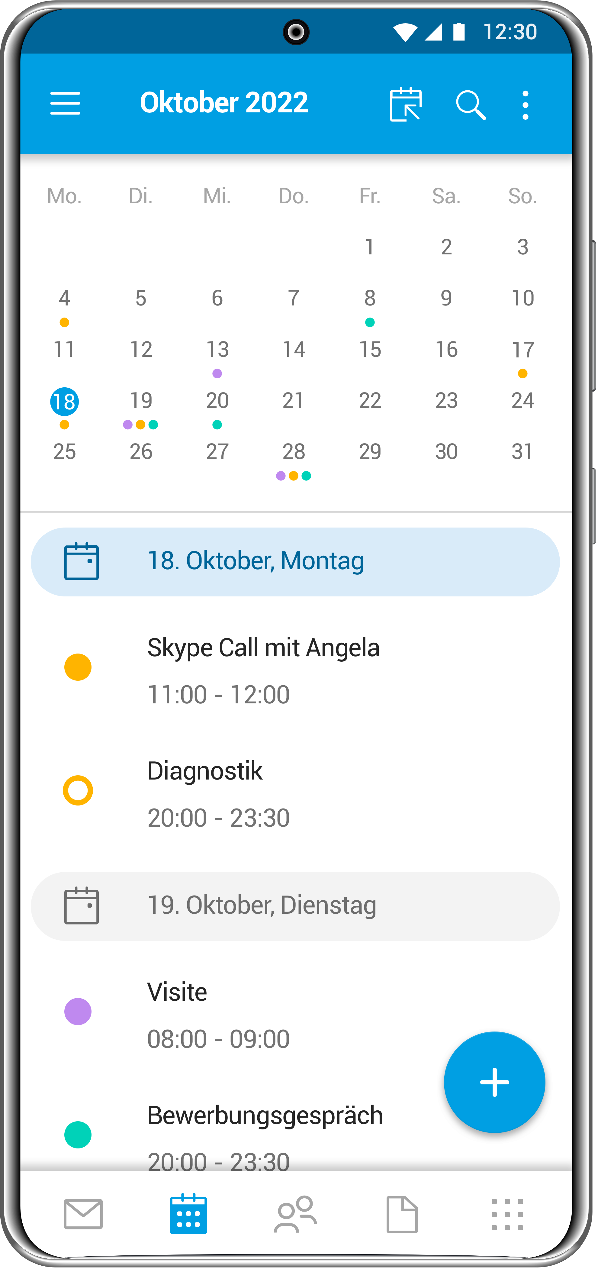 SecurePIM Kalender