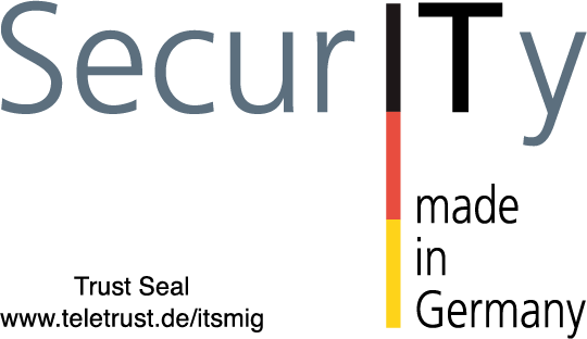 IT Security made in Germany TeleTrusT Seal