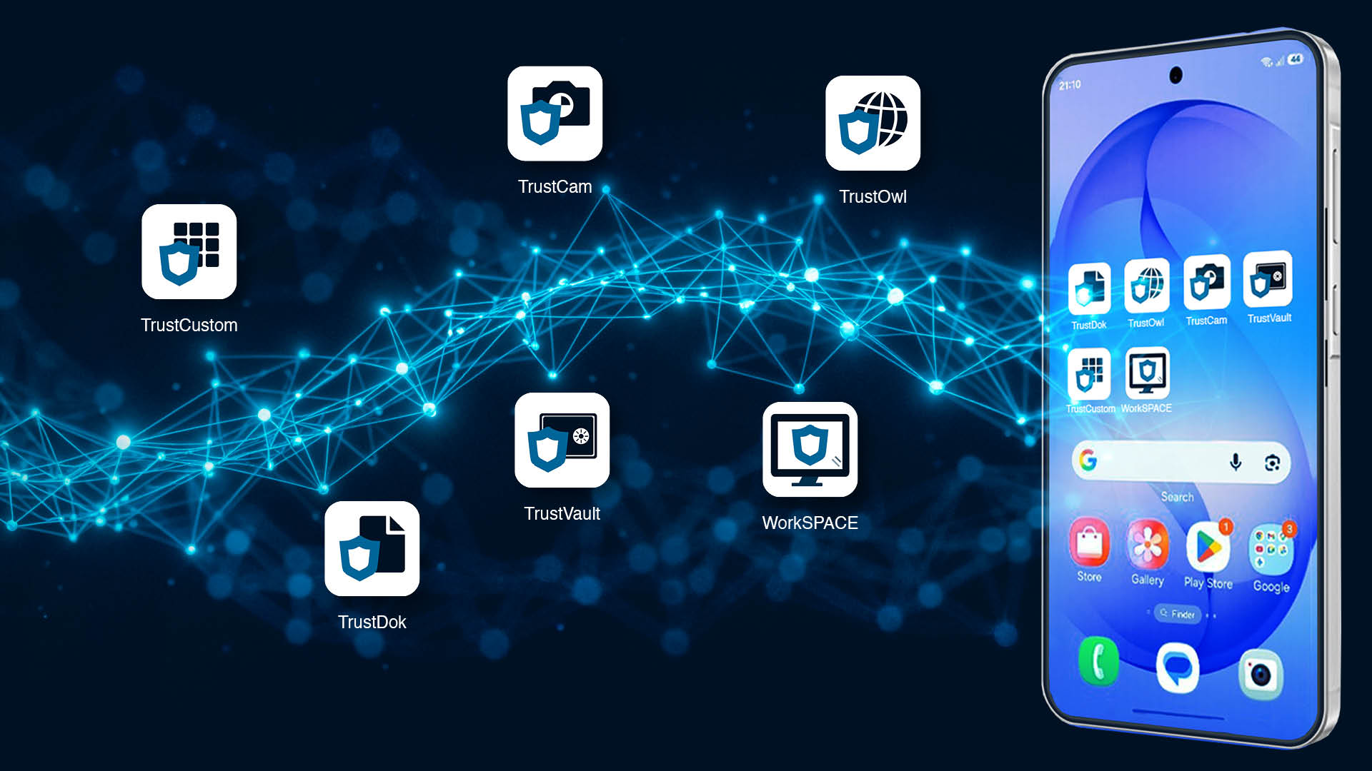Android Smartphone mit TrustApps