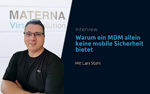 Bild des Interviews mit Lars Stahl