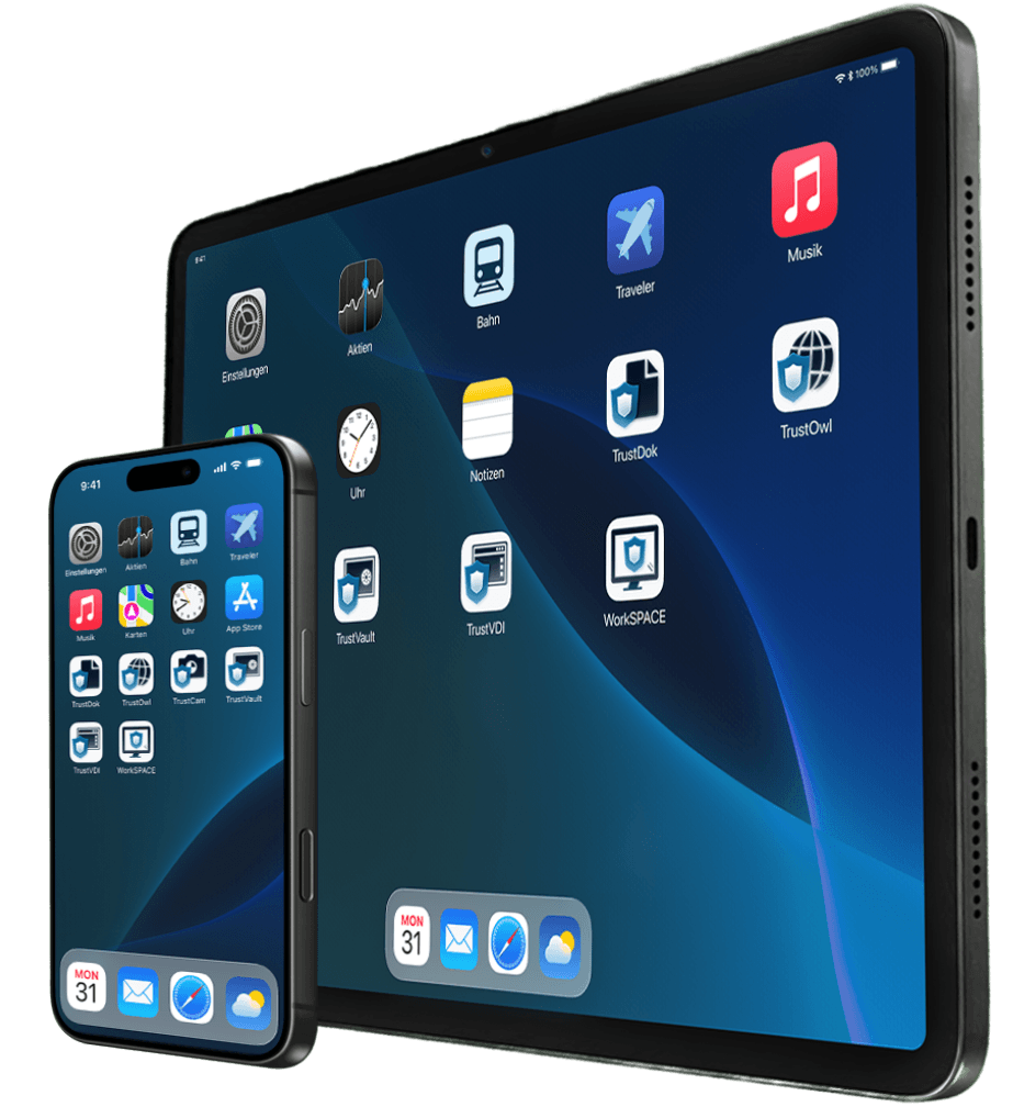 Smartphone mit TrustApps