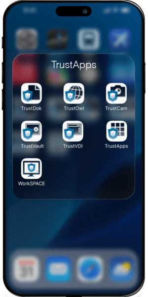 Smartphone mit TrustApps