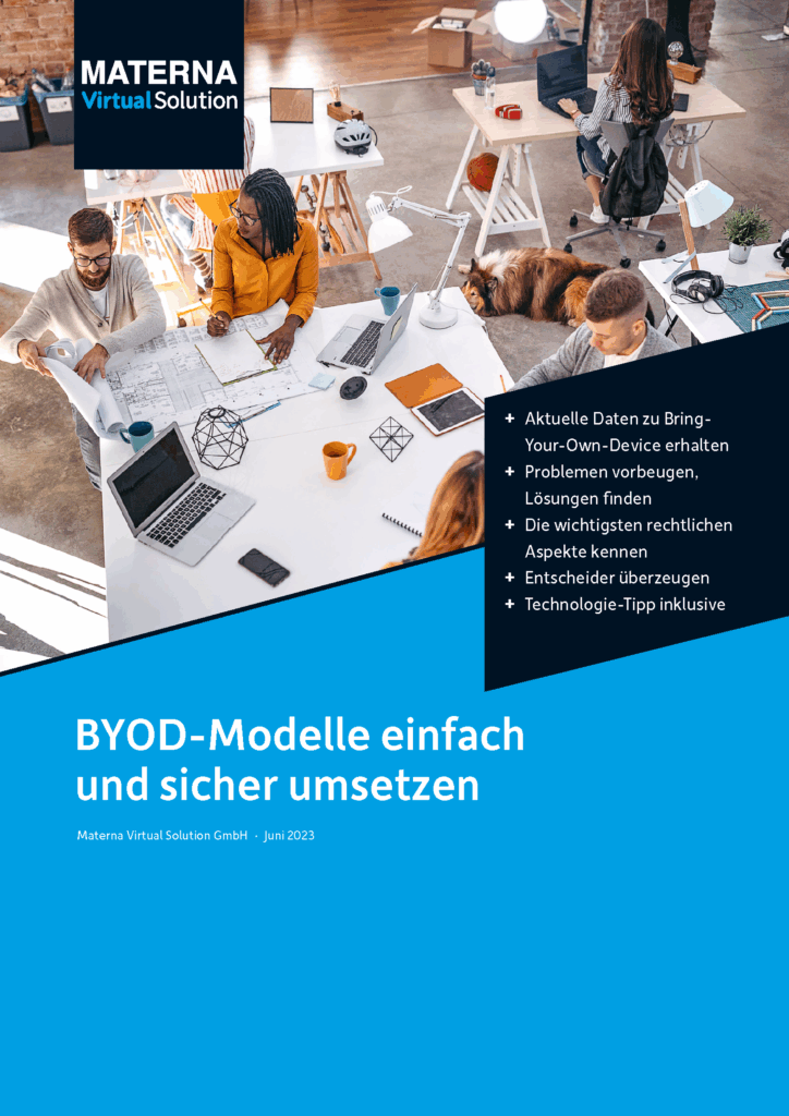 Whitepaper um BYOD-Modelle einfach und sicher umzusetzen von Materna Virtual Solution