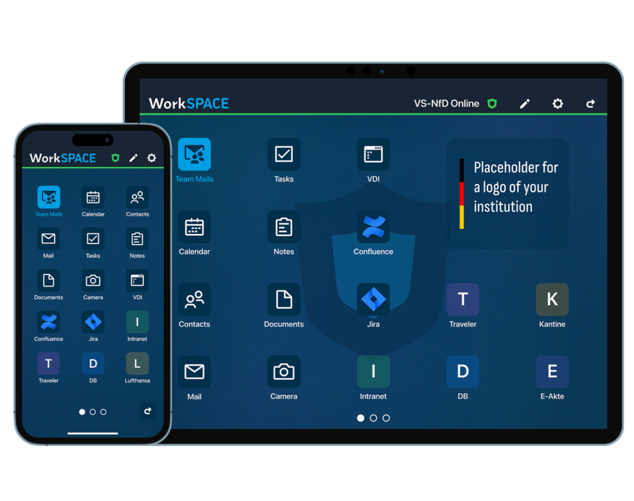 Workspace indigo